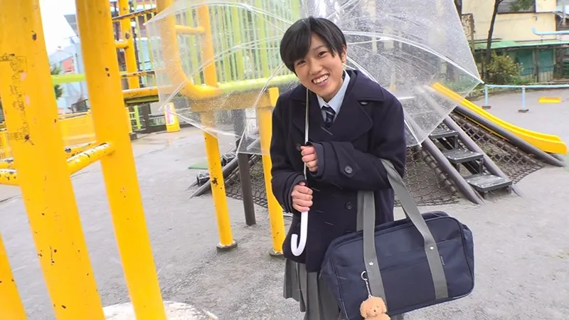 ボーイッシュ再び!(これぞ)天然早漏イクイク女子校生。~ひよこ史上もっとも敏感なあの子が最後にもう一度だけ出演してくれました。巨根・ぶっかけ・イラマ・3Pで痙攣無限大にイキ狂う!!~ サンプル1