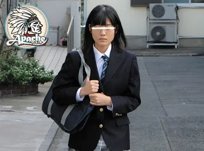 メガネっ娘女子●生 黒タイツ内大量射精痴● サンプル3