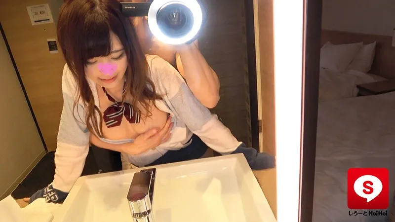 親が見たら泣くビデオ。vol.5 Fカップ巨乳女子校生と恋愛デレデレ変態SEX 素人ホイホイpower・十代・美少女・イチャラブSEX・制服・着衣・ごっくん・つば飲み・デレデレ・清楚・イキまくり・理想カノジョ サンプル4