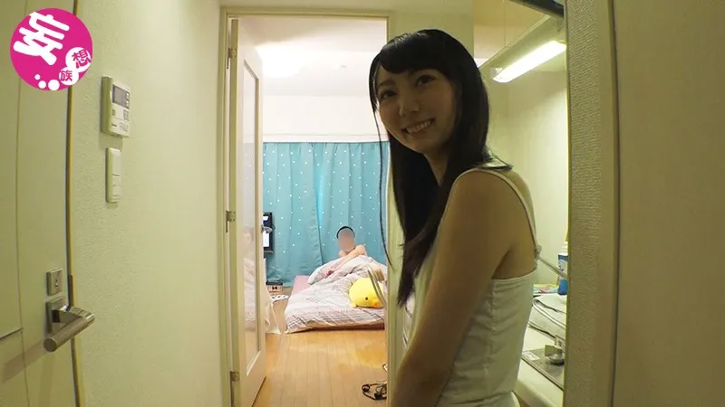 「この見た目でヤリマンビッチってドン引きですか?」清楚系ド貧乳スレンダー メイドカフェ勤務あかねちゃん18才 AVデビュー サンプル1